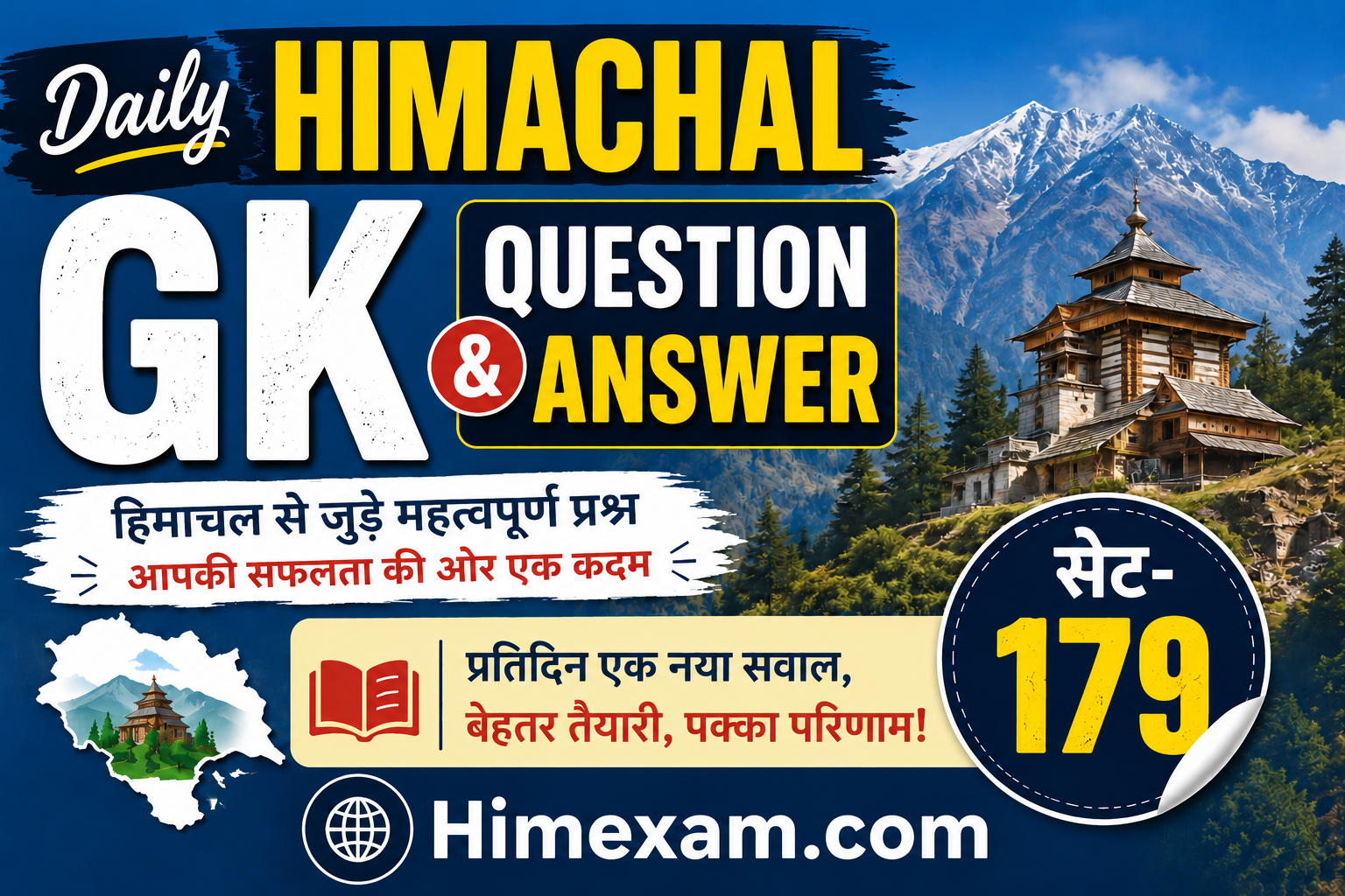 Daily Himachal GK MCQ Quiz-179
