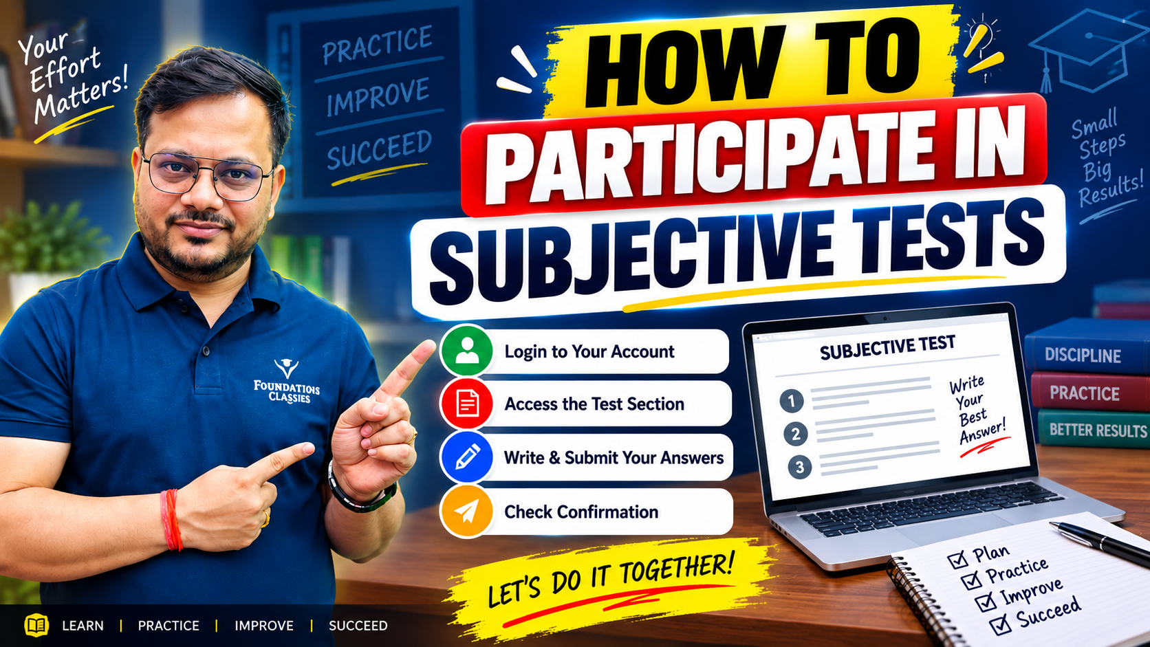 HOW TO PARTICIPATE IN SUBJECTIVE TETS