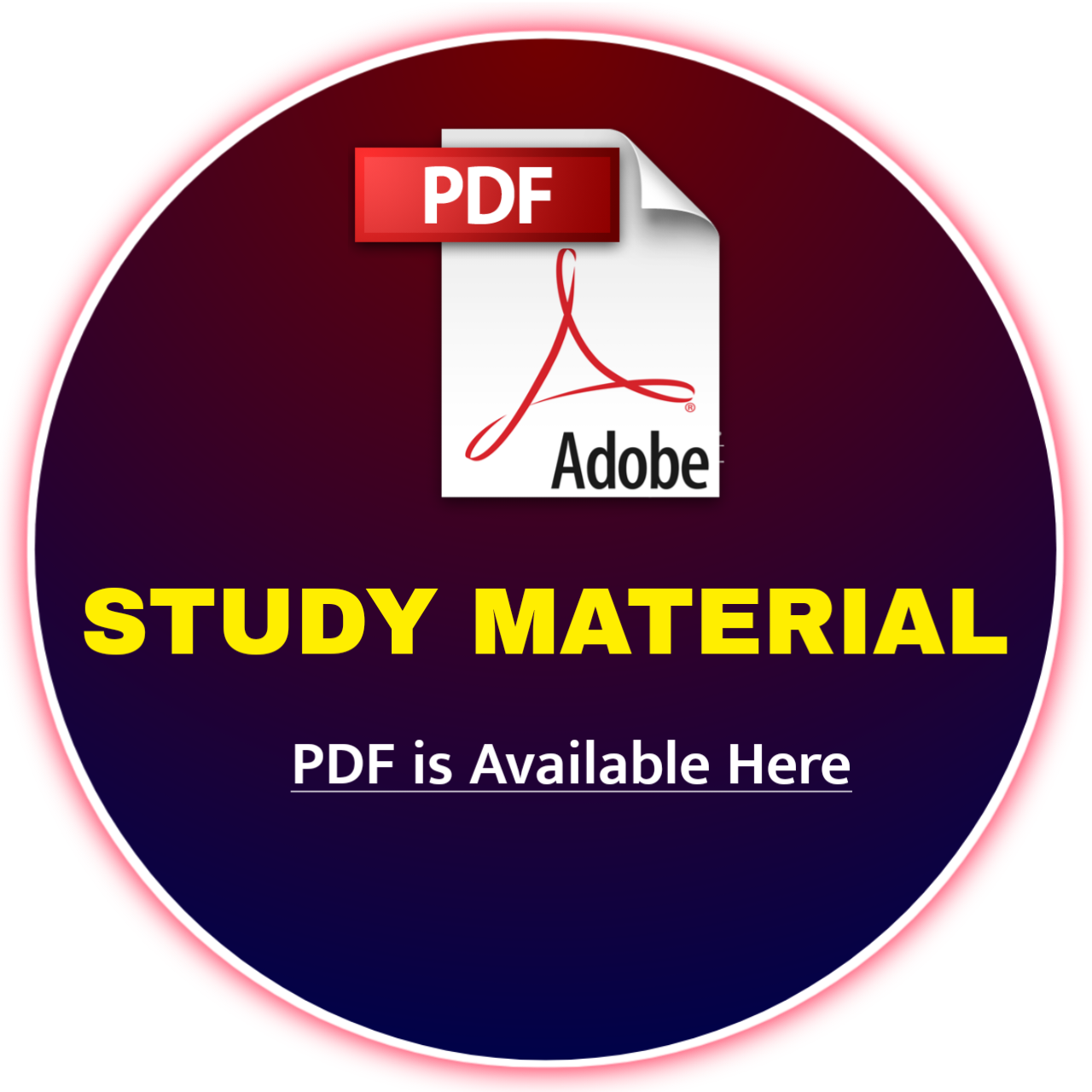 STUDY MATERIAL (यहाँ PDF उपलब्ध है)