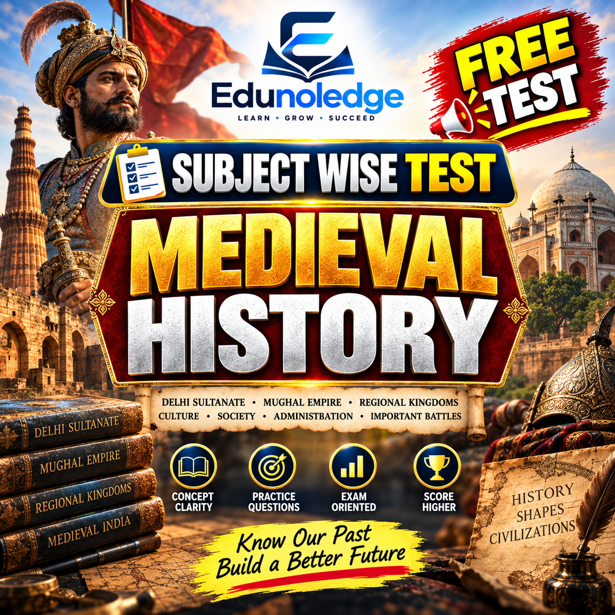 Medieval History Subject-wise Tests