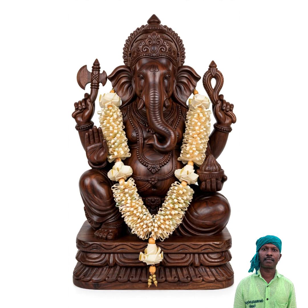பனை கடவுள் சிலை மாலை  - Palm God Statue Garland 