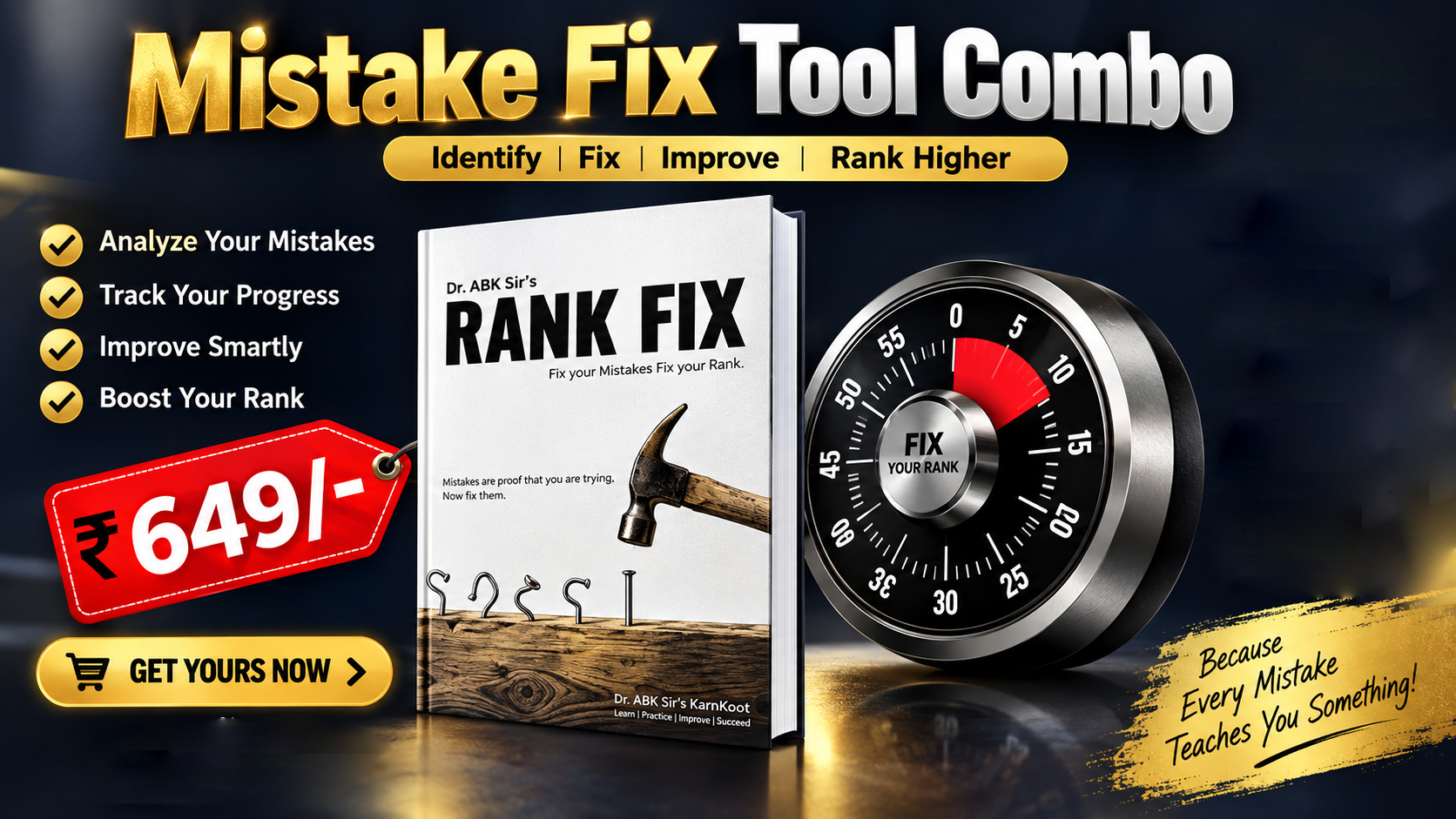 Mistake Fix Tool Combo (Timer + Rank Fix)
