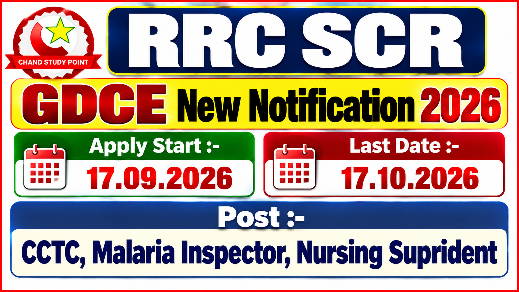 SCR GDCE Notification 02/2026