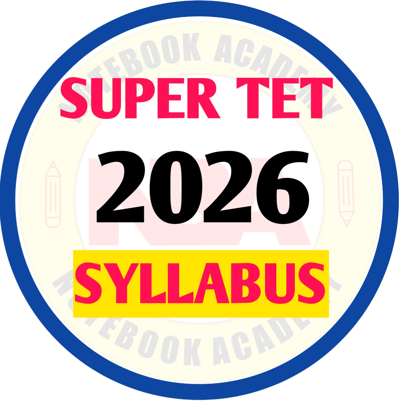 UP SUPER TET NEW SYLLABUS