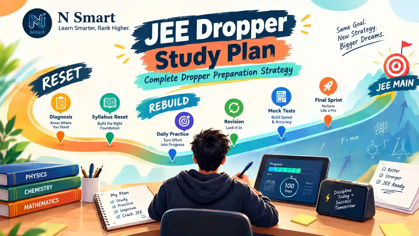 JEE Dropper Study Plan: Brutal Truth About Being a JEE Dropper