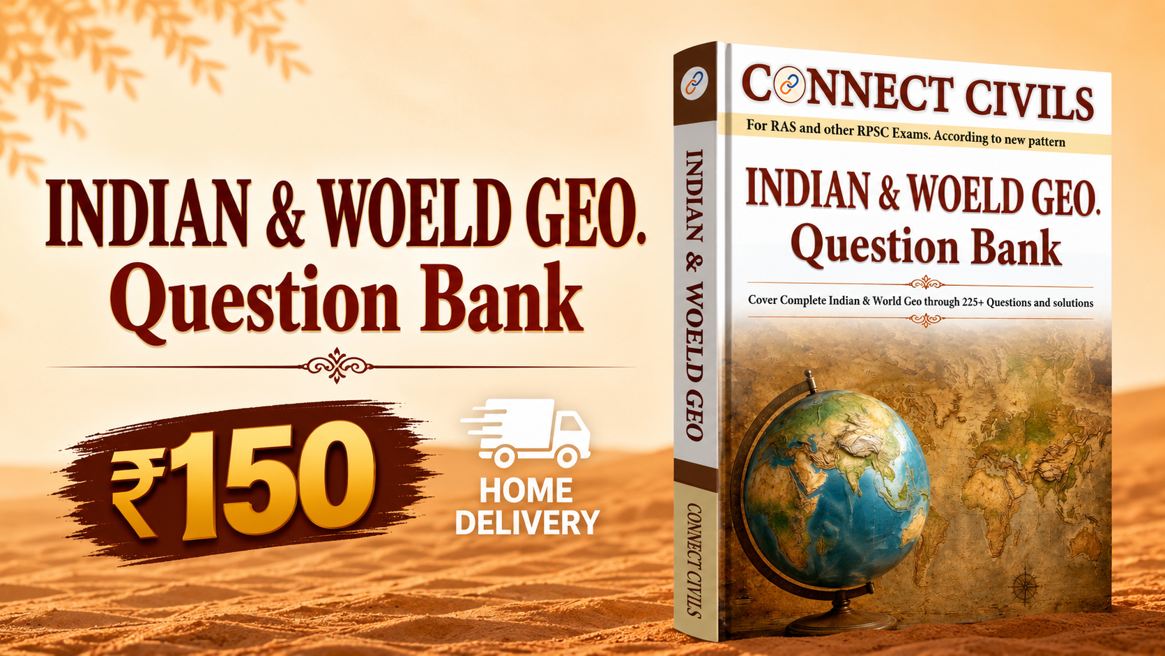World & Indian Geography Question Bank 2026 (English Medium) Home Delivery