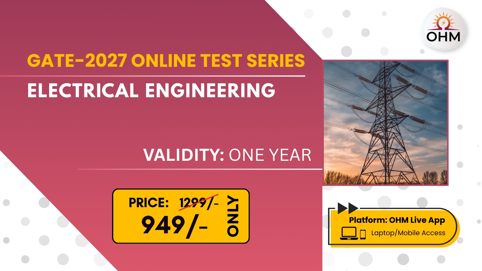 GATE-2027 Online Test series(EE) Not for Sale