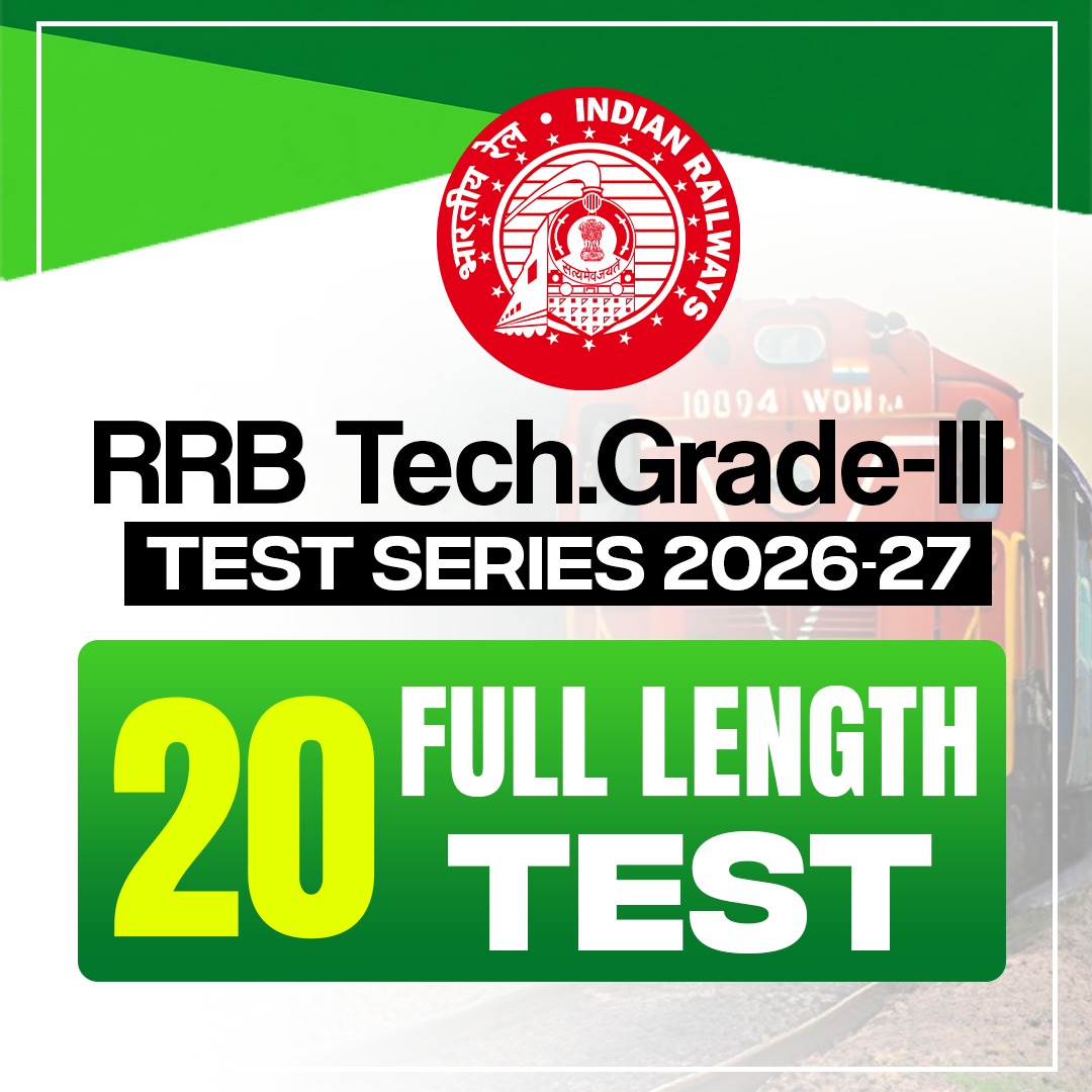 RRB Tech.Grade-III Test Series 2026-27