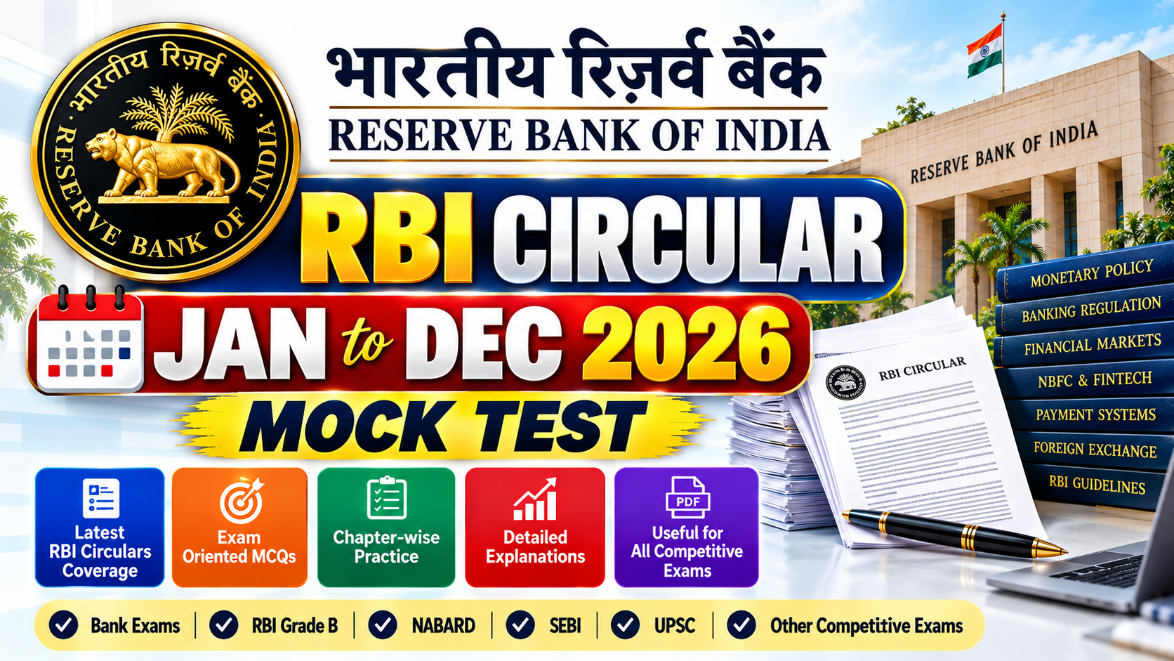RBI Circular ( Jan to Dec 2026 ) Mock Test