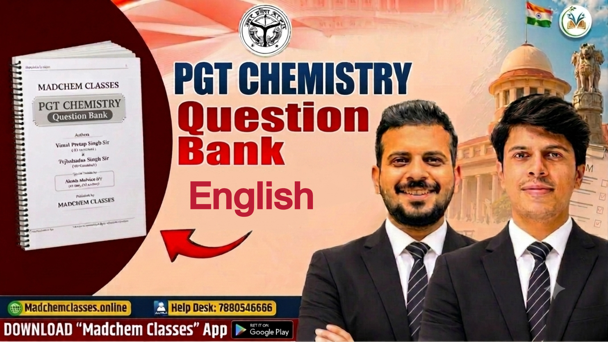 PGT Chemistry Question Bank physical book in English 