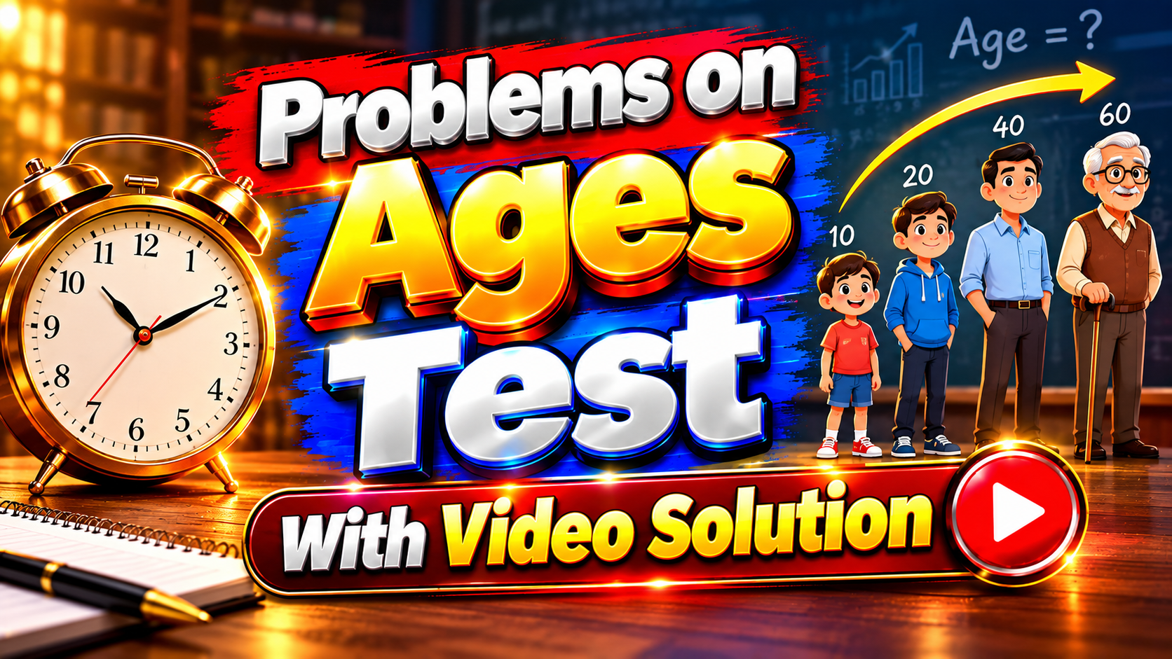 Problems on Ages 1 - Live Test. : Oct 7 12.30pm