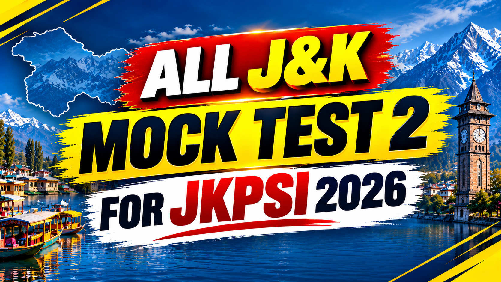 ALL J&K JKPSI MOCK TEST 2 (25th October 2026)