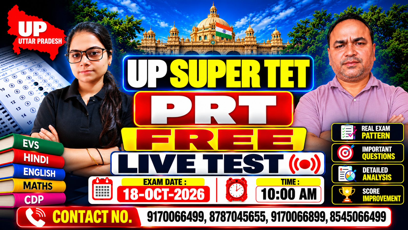 UP SUPER LIVE TEST 2026 (18-OCT-2026)