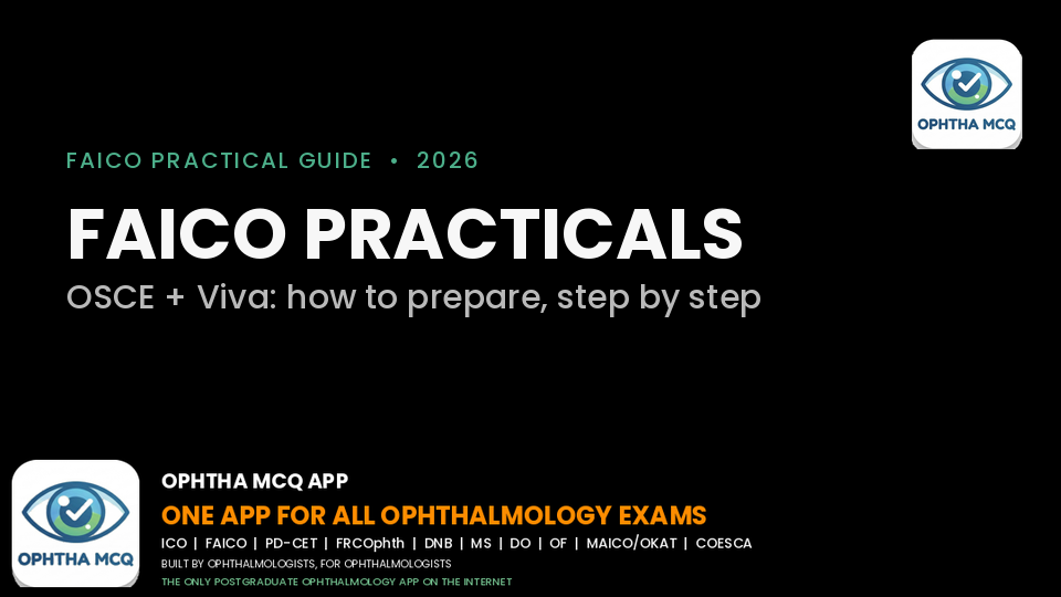 HOW TO PREPARE FOR FAICO PRACTICALS 2026: OSCE AND VIVA GUIDE