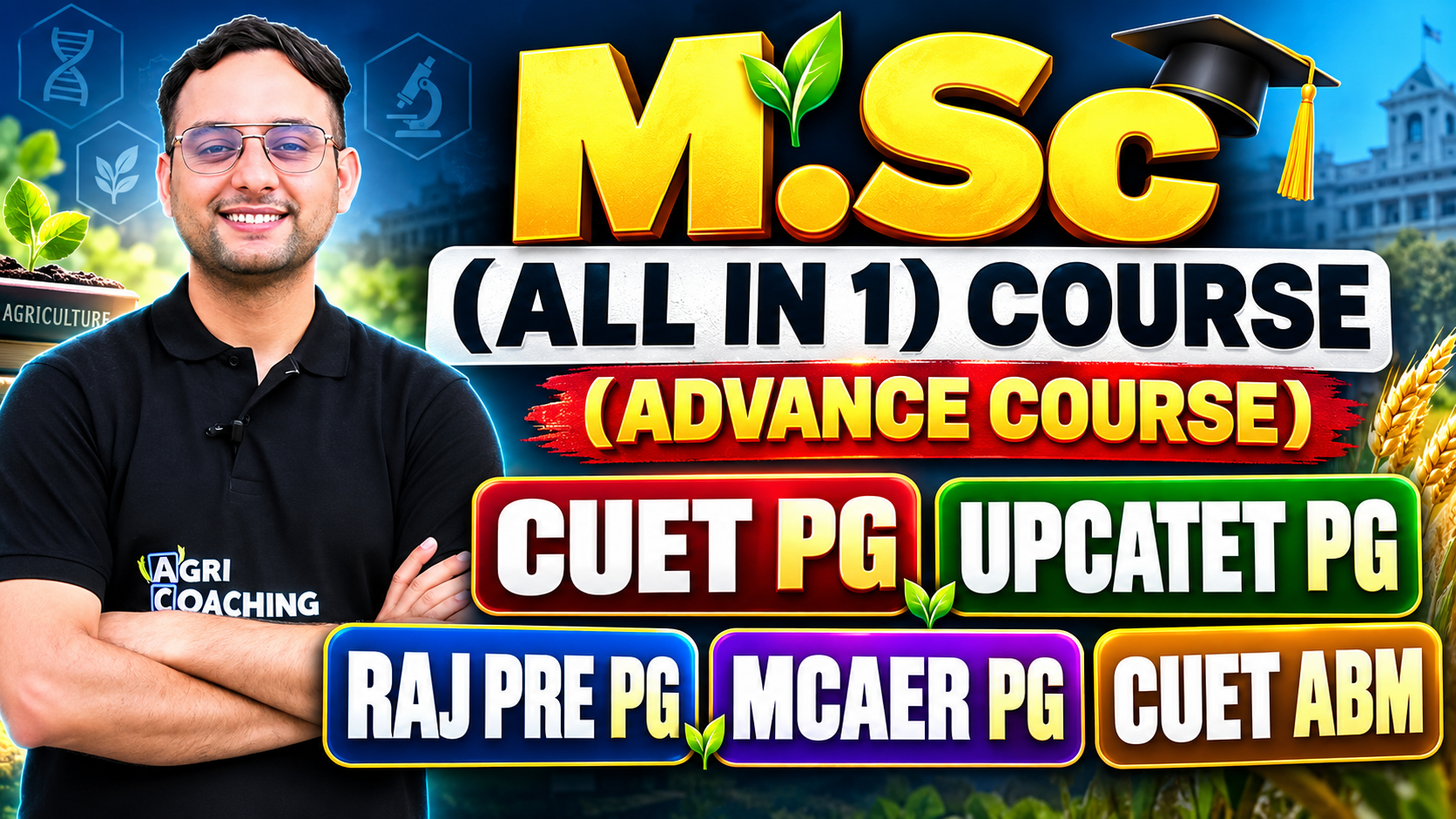 M.Sc (All in 1) Advance Course (With Book)