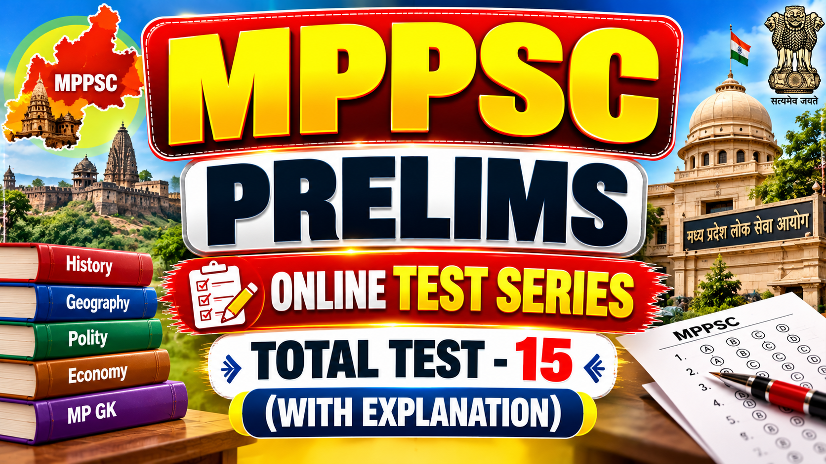 MPPSC Prelims 2026 Mock Test Series