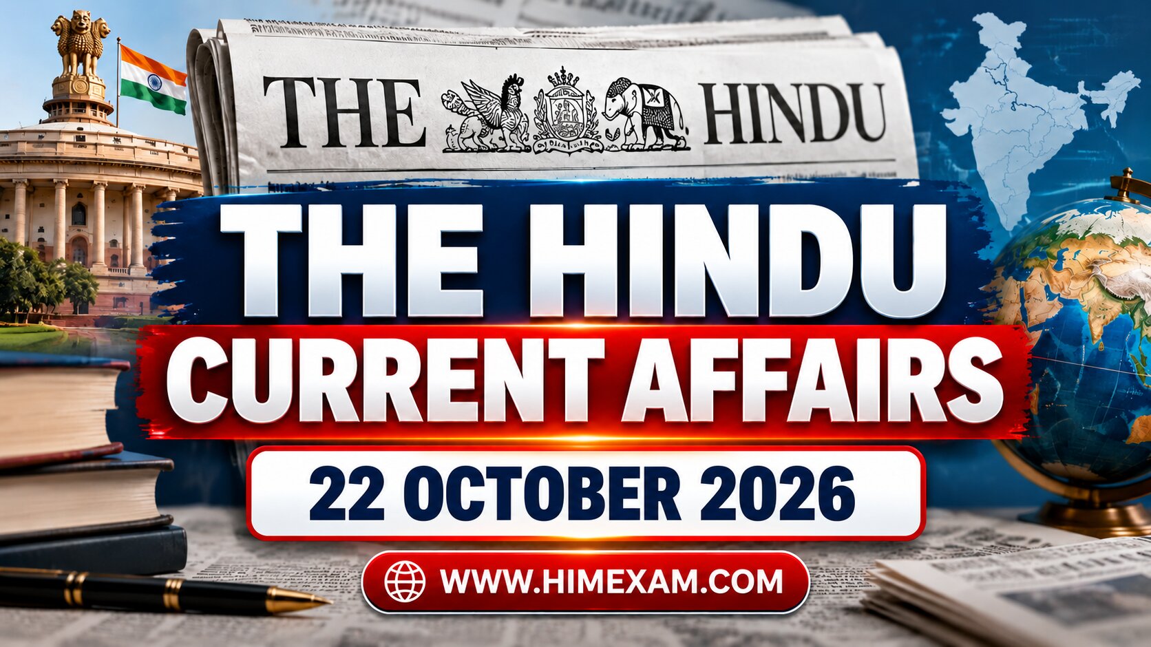 The Hindu Current Affairs MCQ:- 22 October 2026