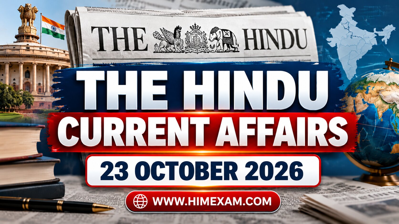 The Hindu Current Affairs MCQ:- 23 October 2026