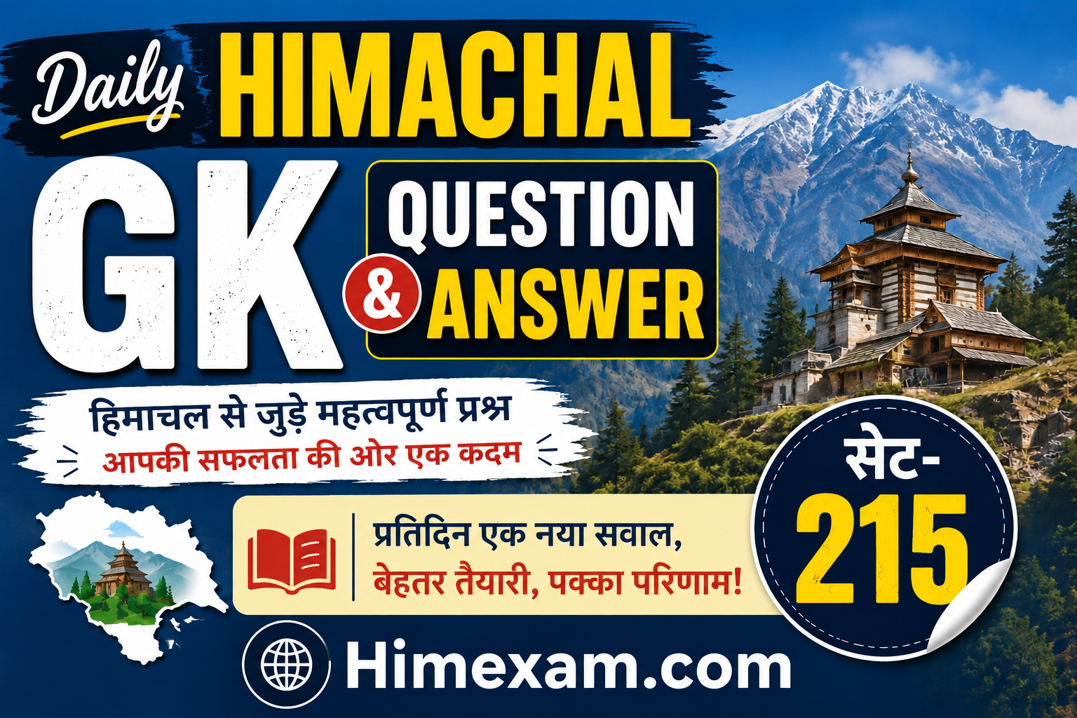 Daily Himachal GK MCQ Quiz-215