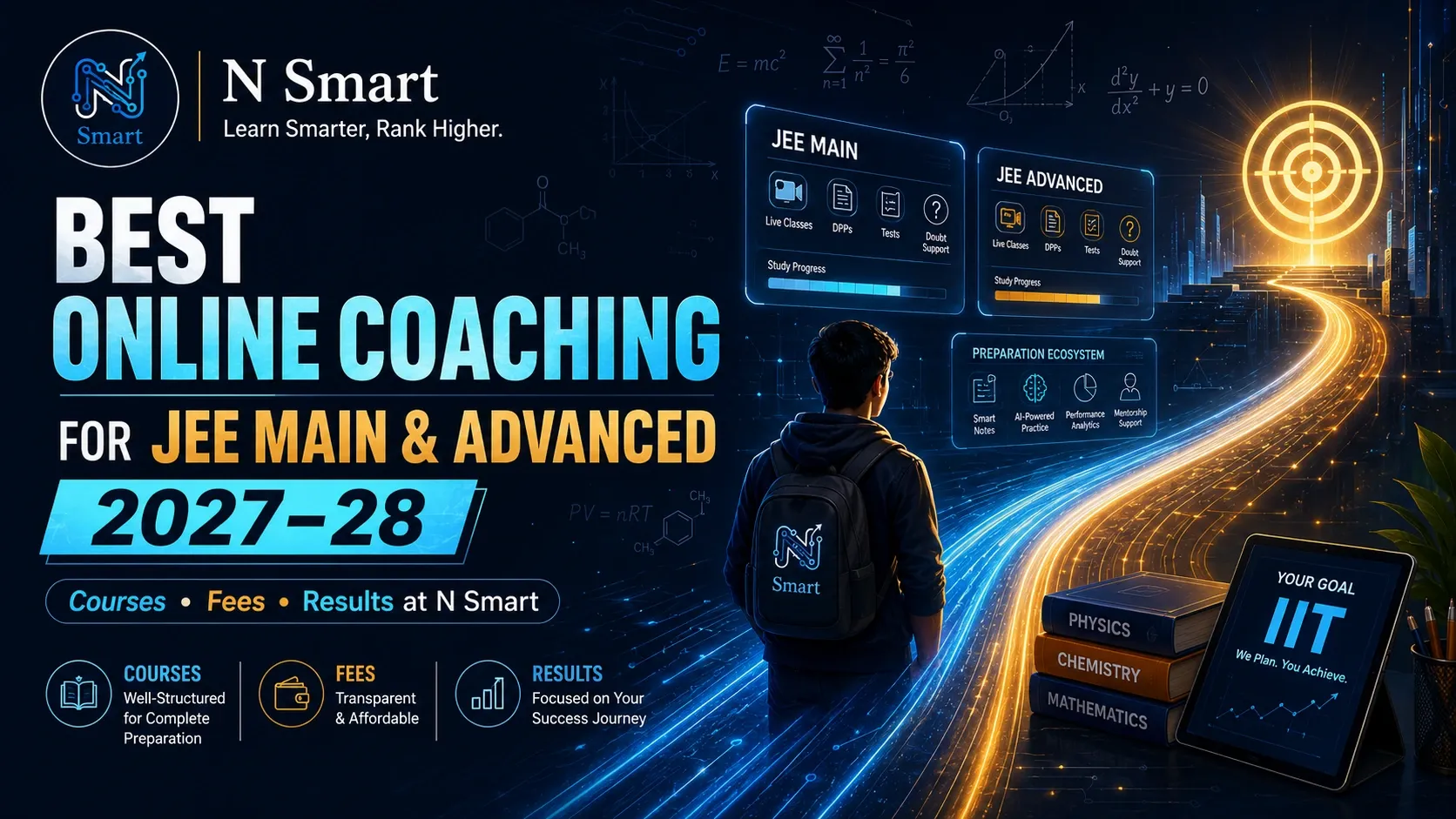Best Online Coaching for JEE Main and Advanced 2027-28: Courses, Fees & Results at N Smart