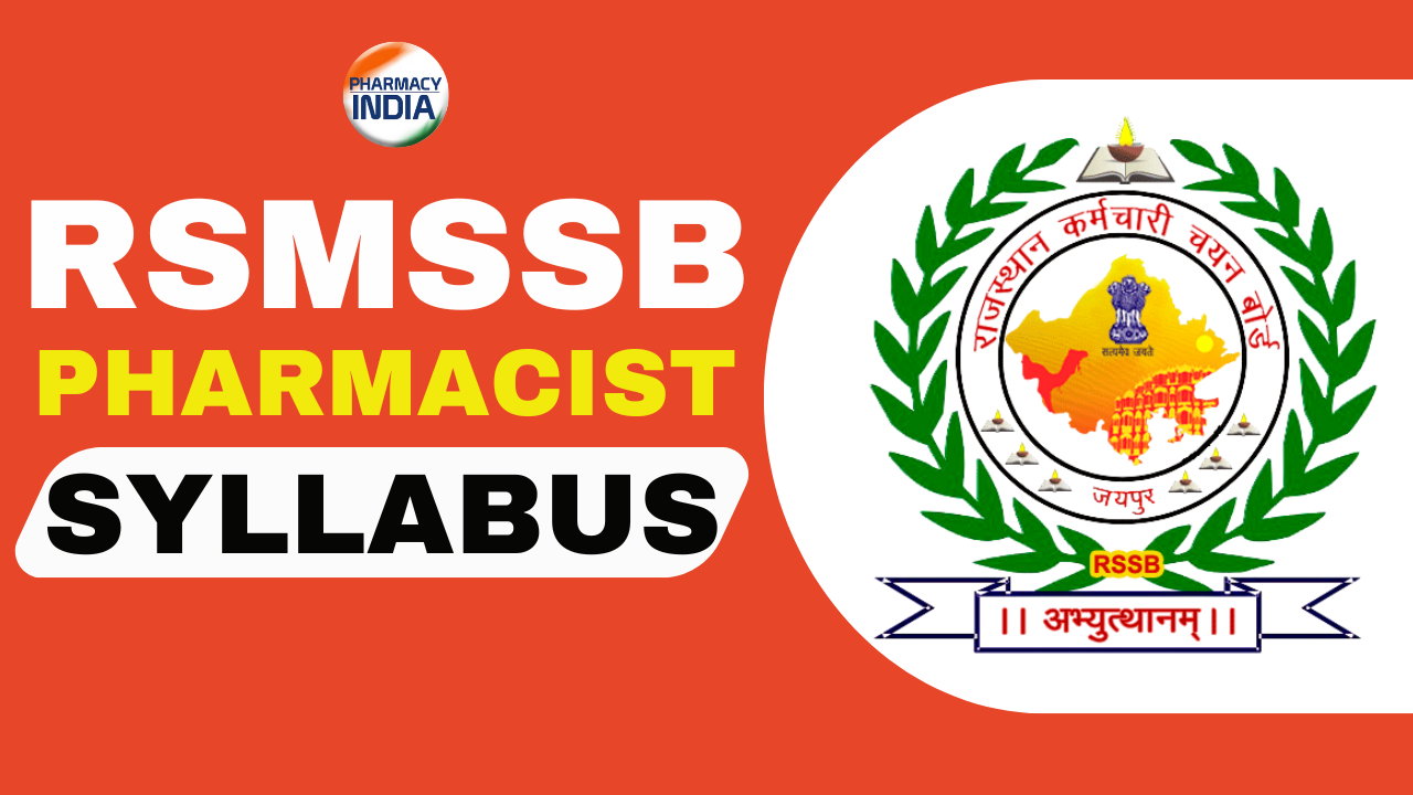 RSMSSB Pharmacist Syllabus