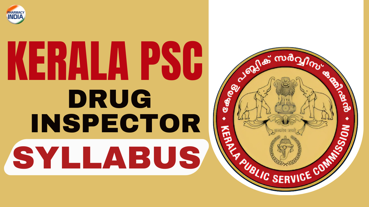 KPSC Drug Inspector Syllabus