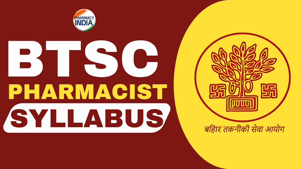 BTSC Pharmacsit Syllabus