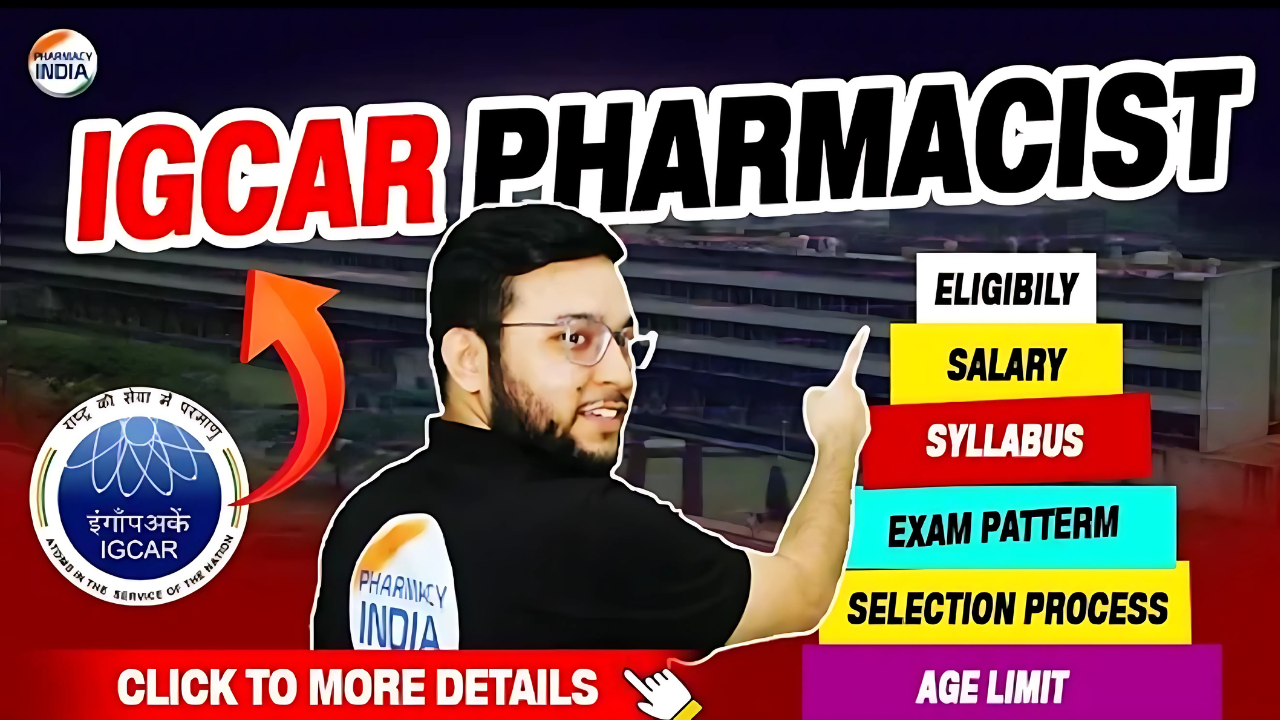 IGCAR Pharmacist Details