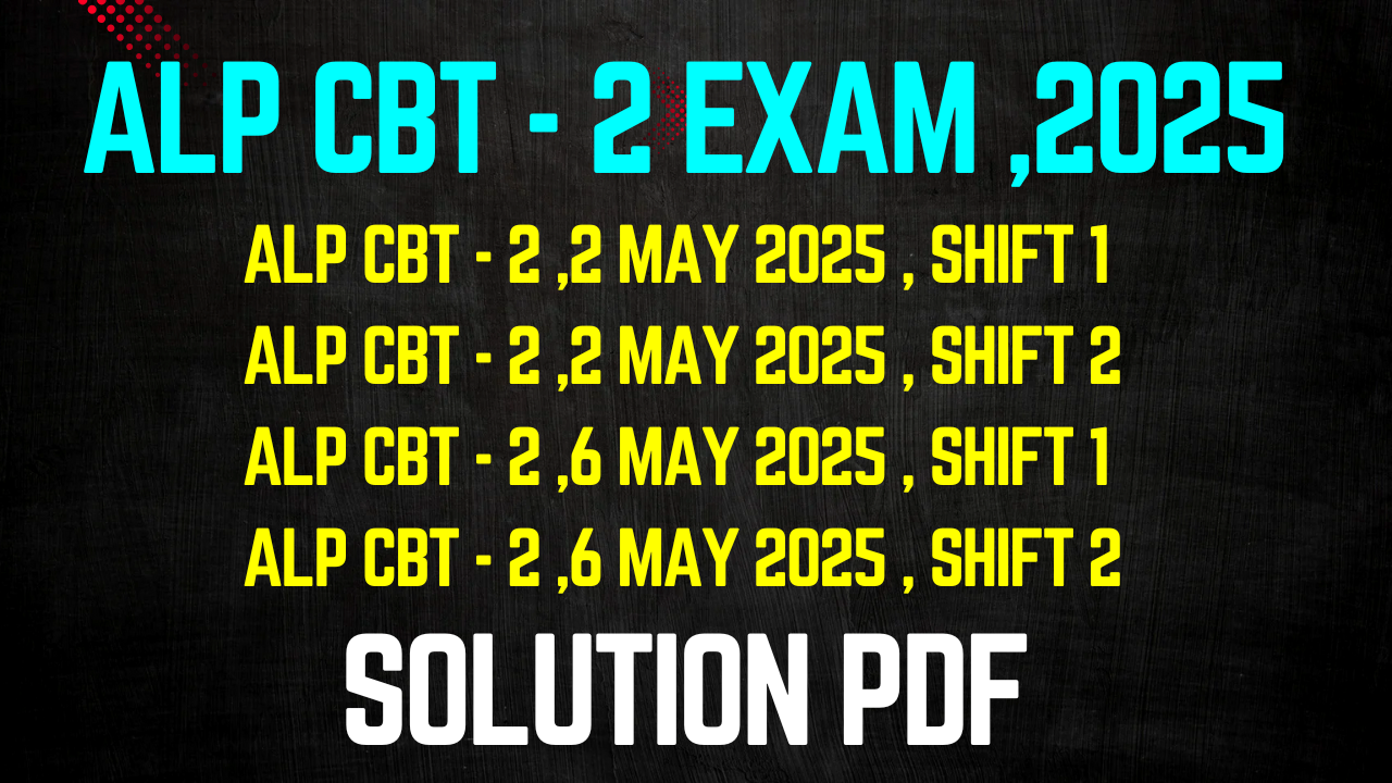 RRB ALP CBT - 2 EXAM 2025 MATH ALL SHIFT SOLUTION PDF _compressed (1)