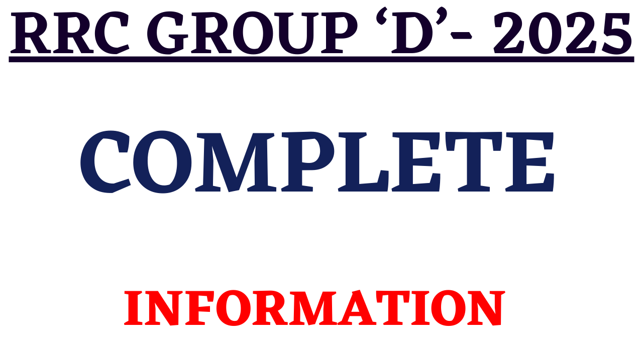 RRB GROUP COMPLETE INFORMATION