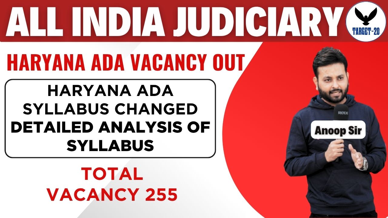 Haryana ADA Syllabus