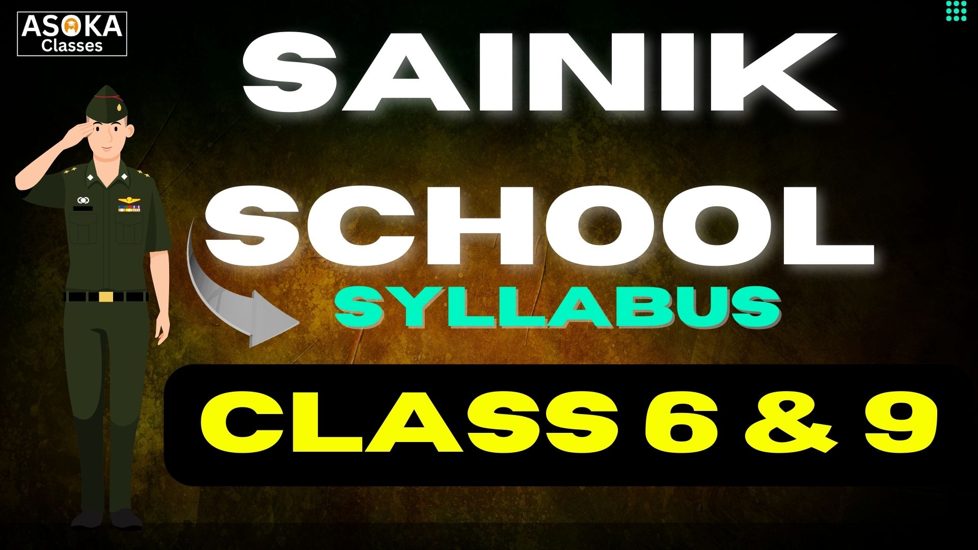 Sainik School Class 6 & 9 Syllabus