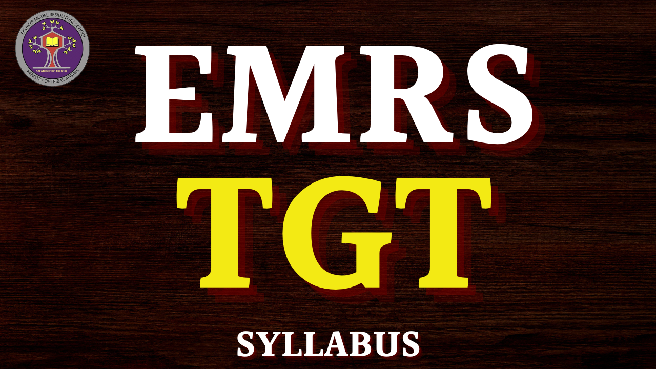 EMRS TGT Syllabus