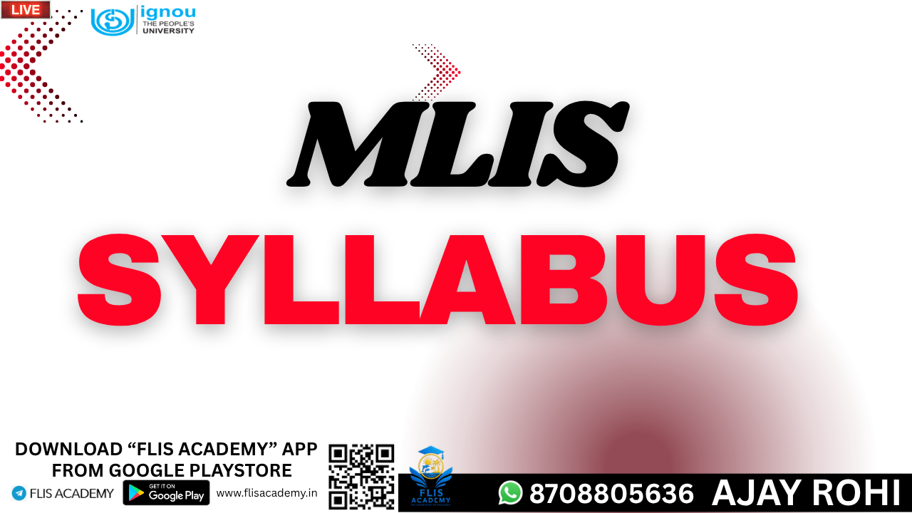 MLIS Syllabus