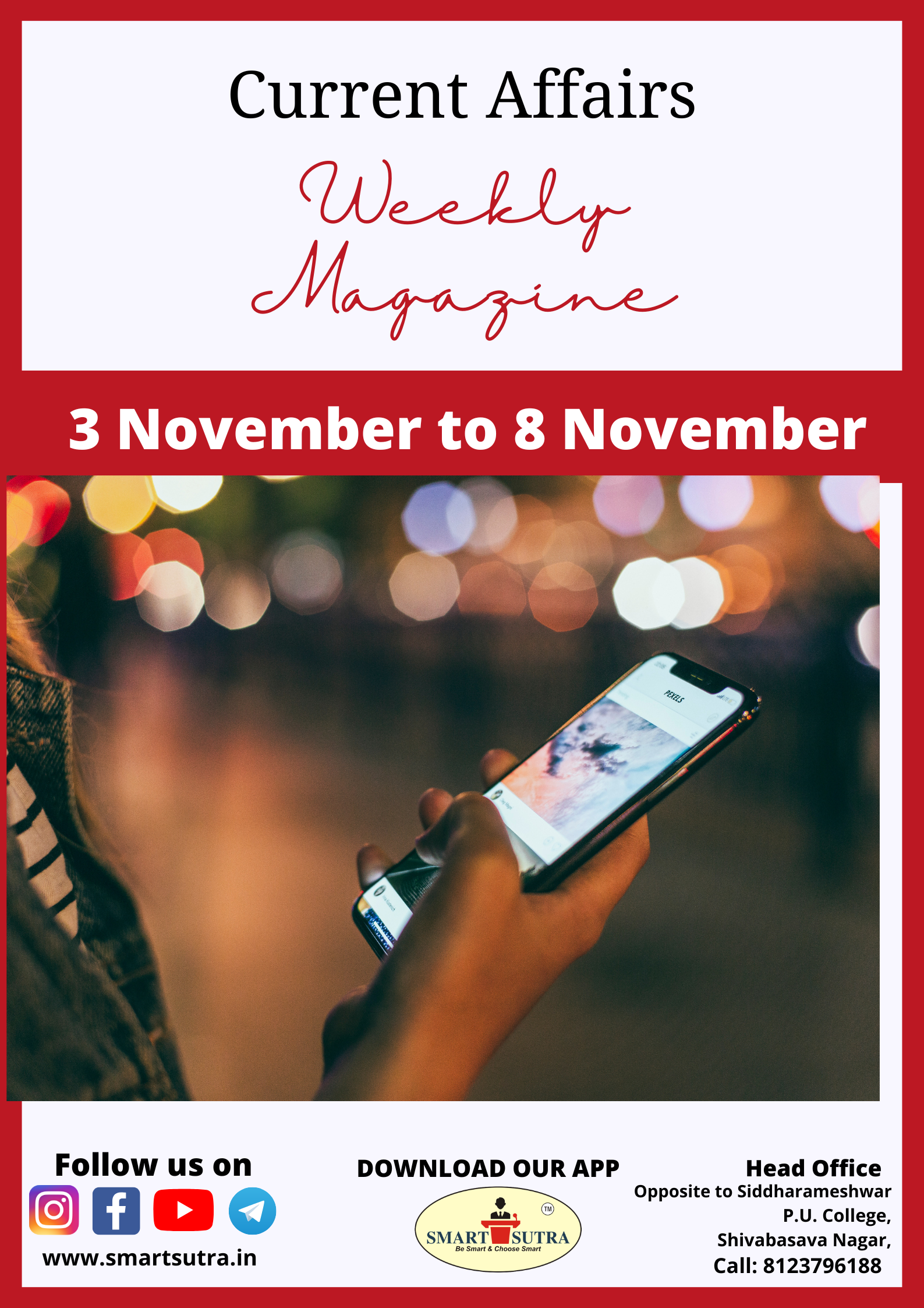 3 November to 8 November (Weekly Current Affairs Magazine)