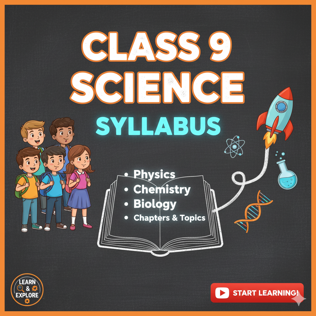 Class 9 Science Syllabus 2025-26