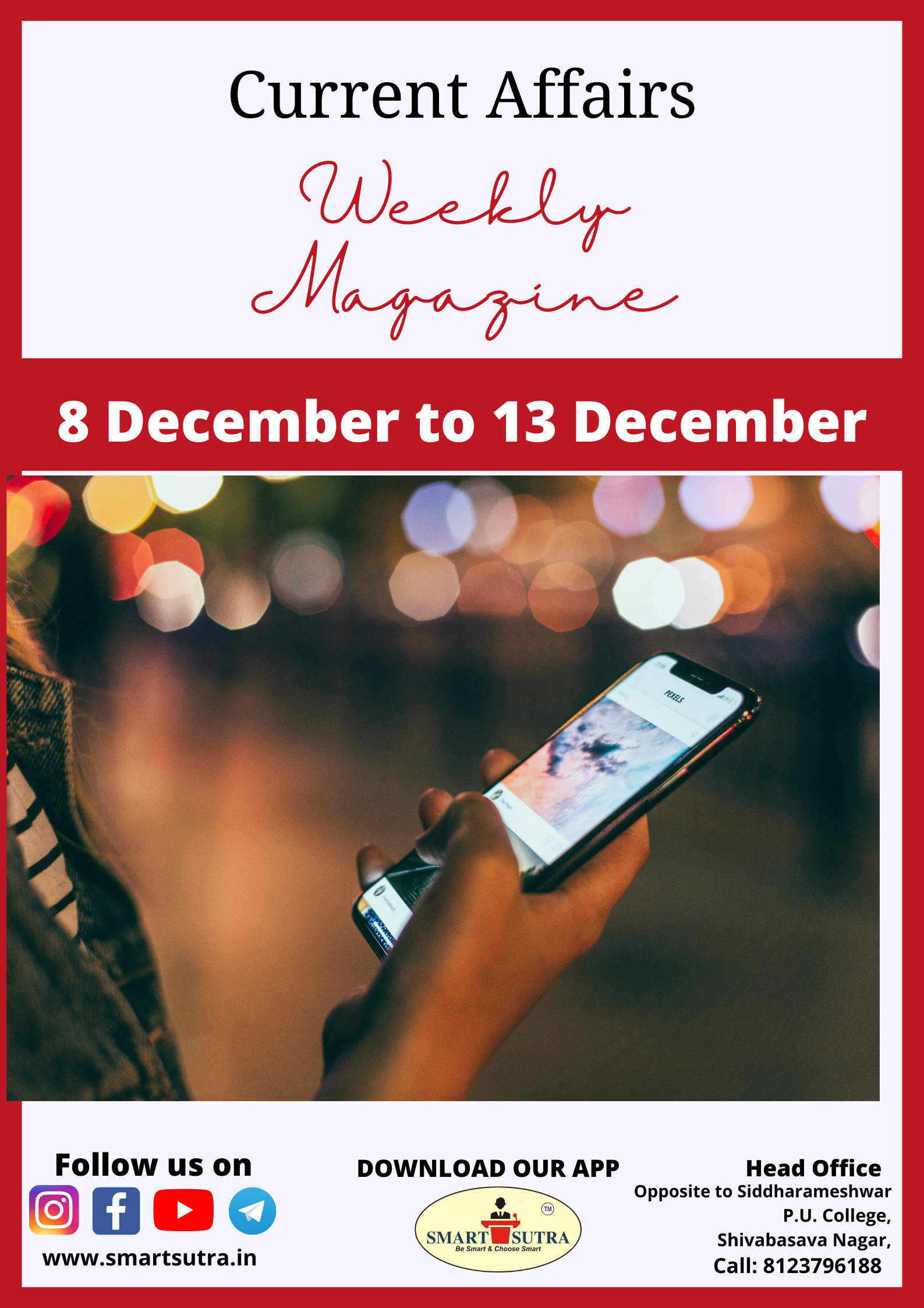 8 December to 13 December (weekily Current Affairs Magazine)