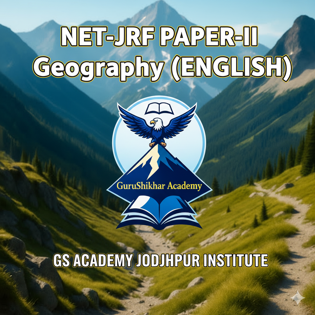 NET-JRF PAPER-II Geography (ENGLISH)