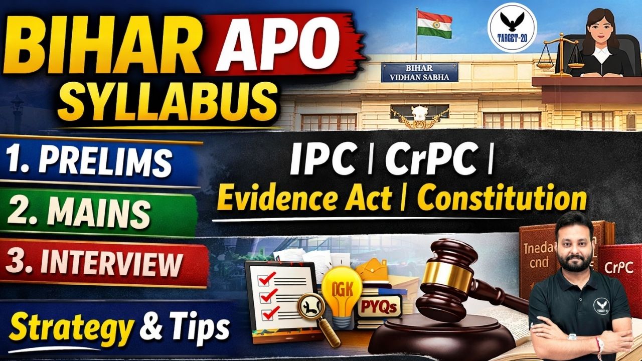 Bihar APO Syllabus