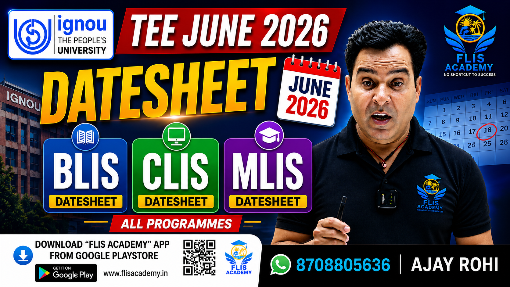 DATESHEET JUNE 26 CLIS BLIS MLIS