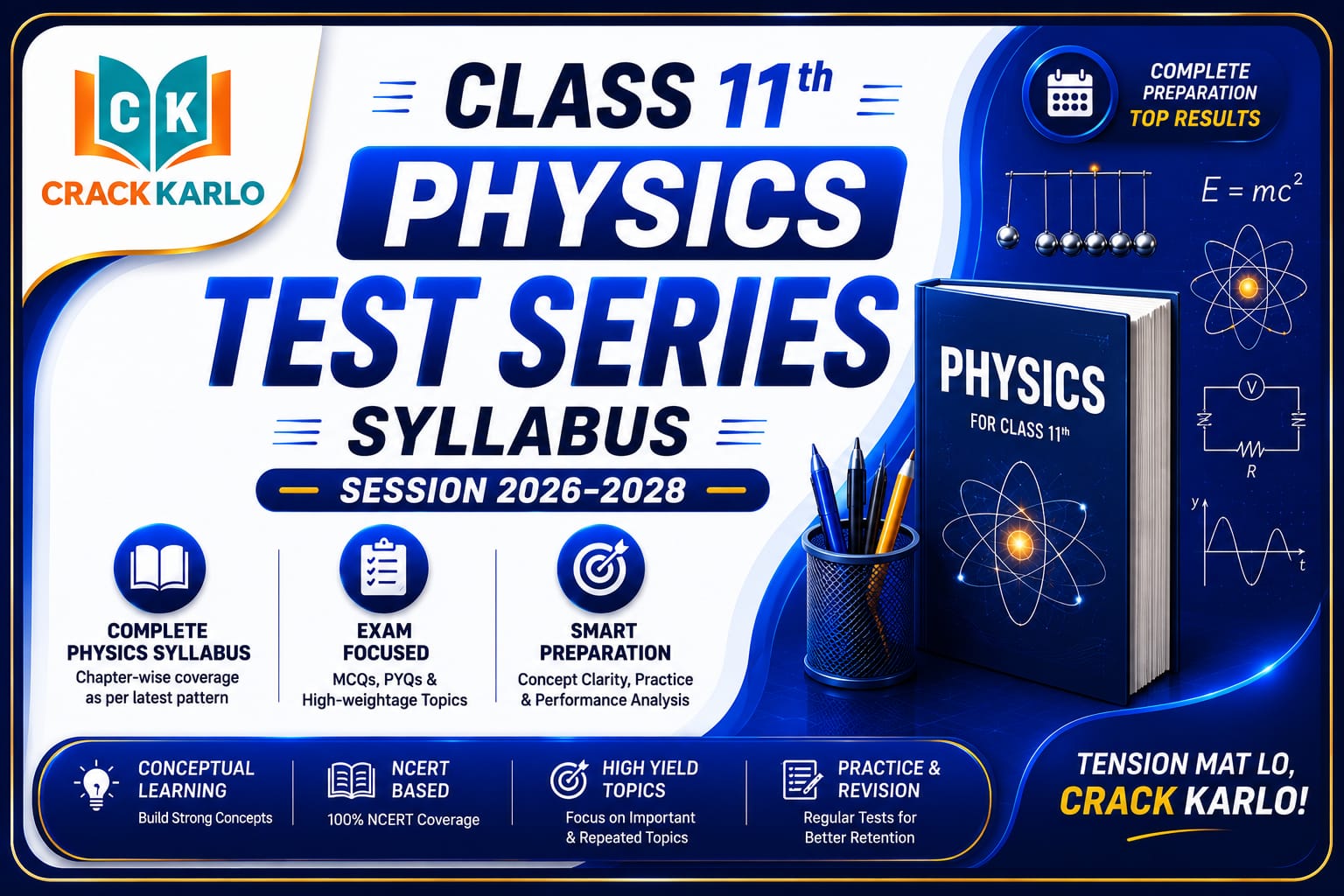 CLASS-11th S45 Physics Time Table