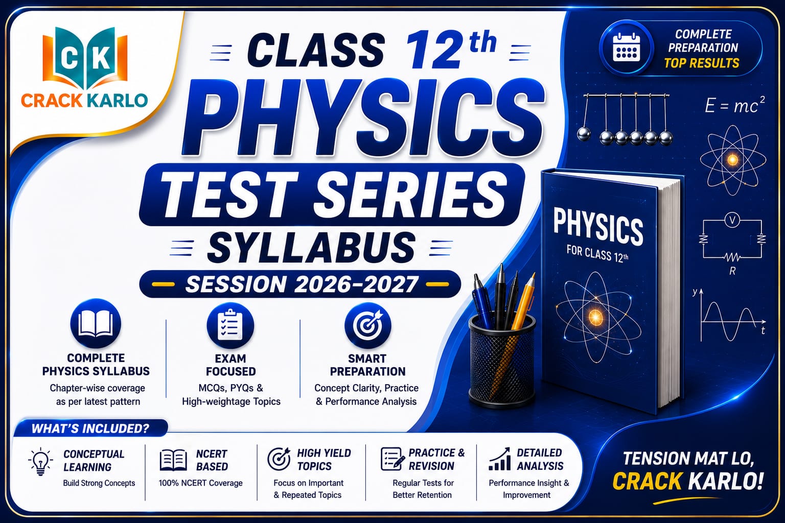 CLASS-12th S45 Physics Time Table