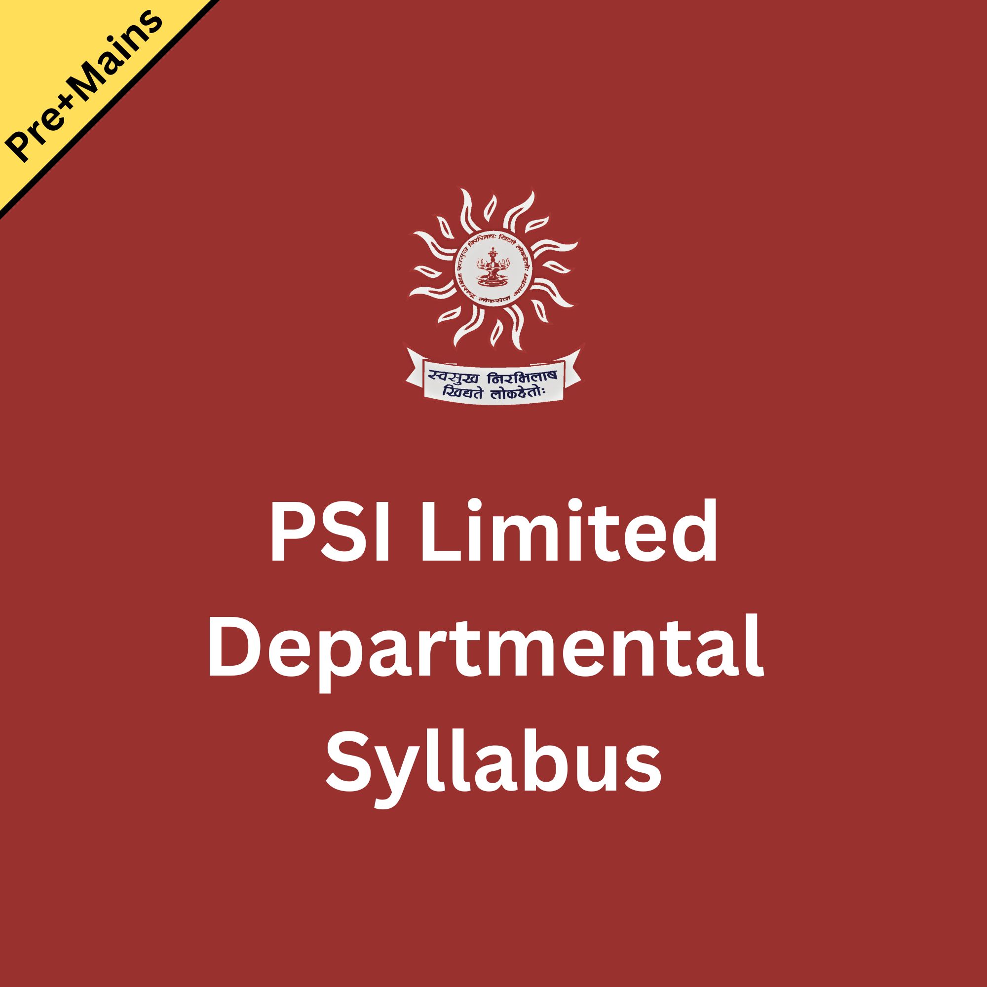 PSI Departmental Syllabus