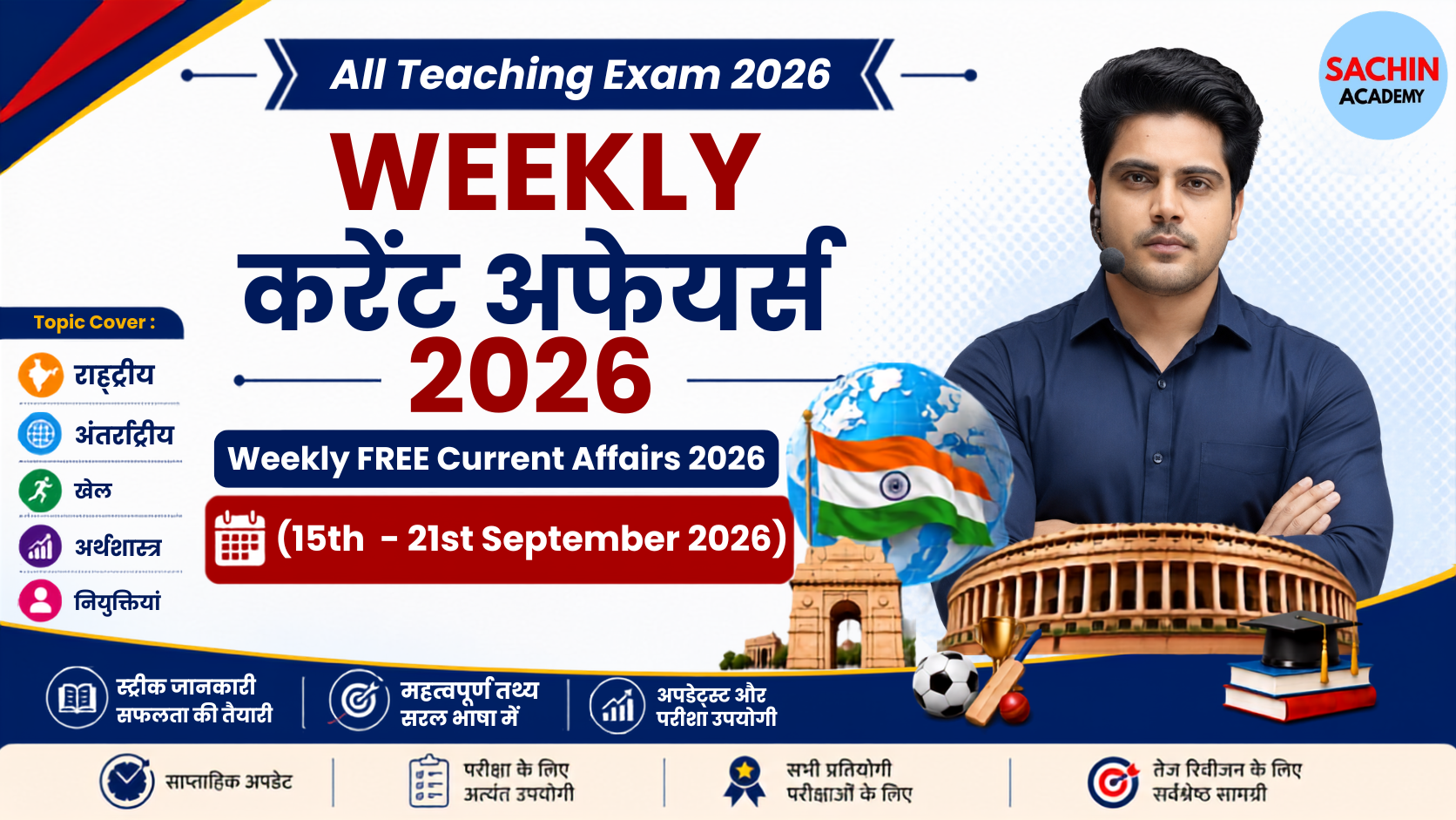 15th To 21st September Current Affairs