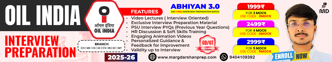 OIL India Interview Preparation