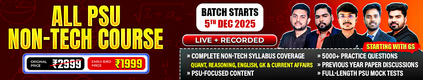 All PSU Non Tech Course